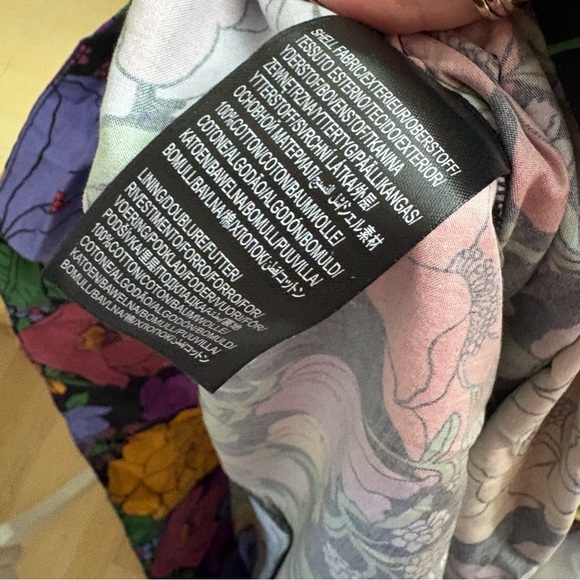 FARM‎ RIO Bucolic Garden Sleeve Cut Out Dress Floral Maxi Size XS - Picture 13 of 16